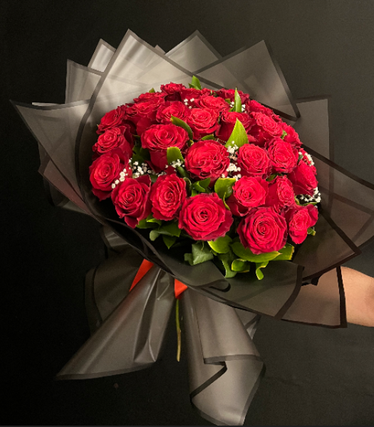 30 Adet Kırmızı Gül Buketi